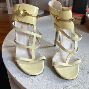 Patent leather Gucci heels originals